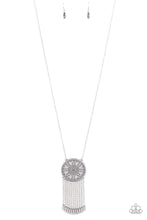 Load image into Gallery viewer, Natures Melody- Silver Necklace- Paparazzi Accessories