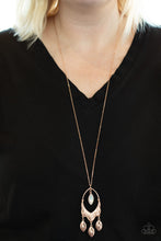 Load image into Gallery viewer, Royal Iridescence - Rose Gold Necklace- Paparazzi Accessories