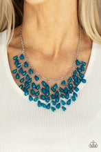 Load image into Gallery viewer, Garden Fairytale- Blue Necklace -Paparazzi Accessories