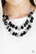 Load image into Gallery viewer, Life Of The FIESTA- Black Necklace- Paparazzi Accessories