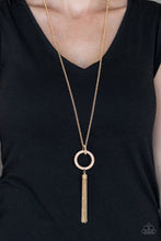Load image into Gallery viewer, Straight To The Top- Gold Necklace- Paparazzi Accessories