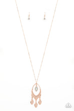 Load image into Gallery viewer, Royal Iridescence - Rose Gold Necklace- Paparazzi Accessories