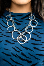 Load image into Gallery viewer, Dizzy With Desire- Silver Necklace- FASHION FIX- Paparazzi Accessories