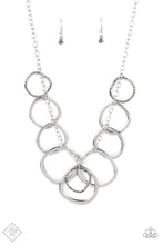 Load image into Gallery viewer, Dizzy With Desire- Silver Necklace- FASHION FIX- Paparazzi Accessories