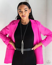 Load image into Gallery viewer, Out of the SWAY - White Necklace- LIFE OF THE PARTY- Paparazzi Accessories