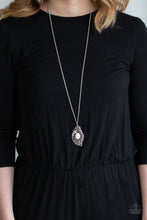 Load image into Gallery viewer, Flight Path- White Necklace- Paparazzi Accessories