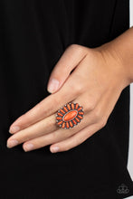 Load image into Gallery viewer, Cactus Cabana- Orange Ring- Paparazzi Accessories
