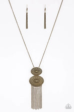 Load image into Gallery viewer, Sun Goddess- Brass Necklace- Paparazzi Accessories
