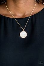 Load image into Gallery viewer, Shimmering Seashores - Gold Necklace- Paparazzi Accessories
