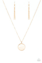 Load image into Gallery viewer, Shimmering Seashores - Gold Necklace- Paparazzi Accessories
