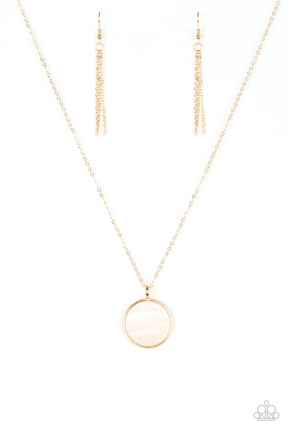 Shimmering Seashores - Gold Necklace- Paparazzi Accessories