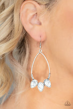 Load image into Gallery viewer, Fierce Frontier- White Earrings - Paparazzi Accessories
