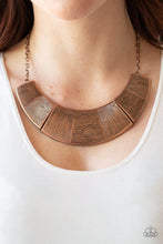 Load image into Gallery viewer, More Roar- Copper Necklace- Paparazzi Accessories
