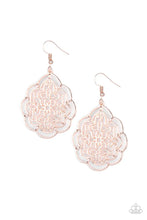 Load image into Gallery viewer, Tour De Taj Mahal- Rose Gold Earrings- Paparazzi Accessories
