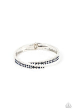 Load image into Gallery viewer, Sideswiping Shimmer- Blue Bracelet- Paparazzi Accessories
