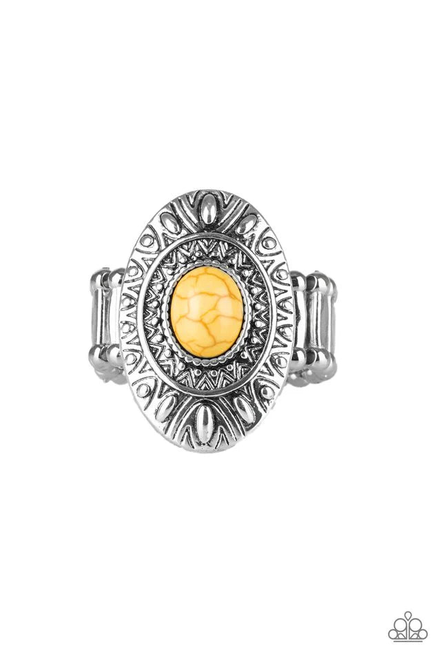 Stone Fox- Yellow Stone Ring- Paparazzi Accessories