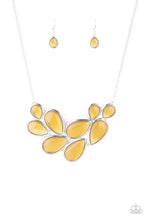 Load image into Gallery viewer, Iridescently Irresistible - Yellow Necklace- Paparazzi Accessories
