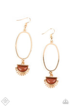 Load image into Gallery viewer, SOL Purpose- Gold Earrings- Paparazzi Accessories
