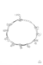 Load image into Gallery viewer, Party In The USA- Silver Star Bracelet- Paparazzi Accessories
