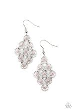 Load image into Gallery viewer, Bustling Blooms- Pink Earrings- Paparazzi Accessories

