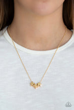 Load image into Gallery viewer, Shoot For The Stars - Gold Star Necklace- Paparazzi Accessories
