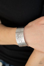 Load image into Gallery viewer, Garden Variety- Silver Cuff Bracelet- Paparazzi Accessories
