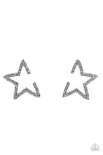 Load image into Gallery viewer, Star Player- Silver Star Earrings- Paparazzi Accessories
