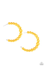 Load image into Gallery viewer, In The Clear- Orange Hoop Earrings- Paparazzi Accessories
