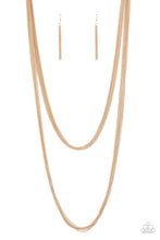 Load image into Gallery viewer, Save Your TIERS- Gold Necklace- Paparazzi Accessories
