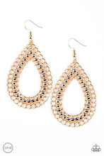 Load image into Gallery viewer, Mechanical Marvel - Gold Earrings- Paparazzi Accessories
