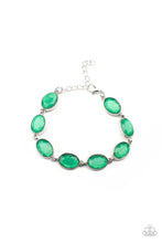 Load image into Gallery viewer, Smooth Move- Green Bracelet- Paparazzi Accessories
