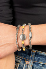 Load image into Gallery viewer, Western Quest - Yellow Bracelet- Paparazzi Accessories
