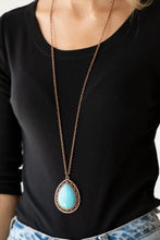 Load image into Gallery viewer, Full Frontier - Copper Necklace- Paparazzi Accessories
