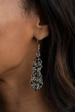 Load image into Gallery viewer, Diva Decorum - Black Earrings- Paparazzi Accessories
