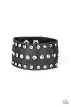 Load image into Gallery viewer, Now Taking The Stage - Black Wrap Bracelet- Paparazzi Accessories
