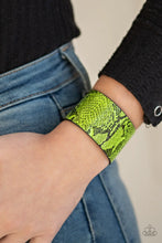 Load image into Gallery viewer, It’s A Jungle Out There- Green Wrap Bracelet- Paparazzi Accessories
