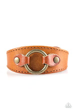 Load image into Gallery viewer, Western Wrangler- Brown Wrap Bracelet -Paparazzi Accessories
