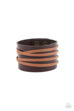 Load image into Gallery viewer, Pirate Plunder- Brown Urban/Unisex Wrap Bracelet- Paparazzi Accessories
