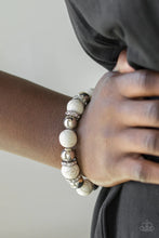 Load image into Gallery viewer, Ruling Class Radiance - White Bracelet- Paparazzi Accessories
