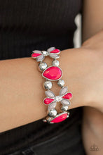 Load image into Gallery viewer, Fabulously Flourishing- Pink Bracelet- Paparazzi Accessories
