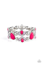 Load image into Gallery viewer, Fabulously Flourishing- Pink Bracelet- Paparazzi Accessories
