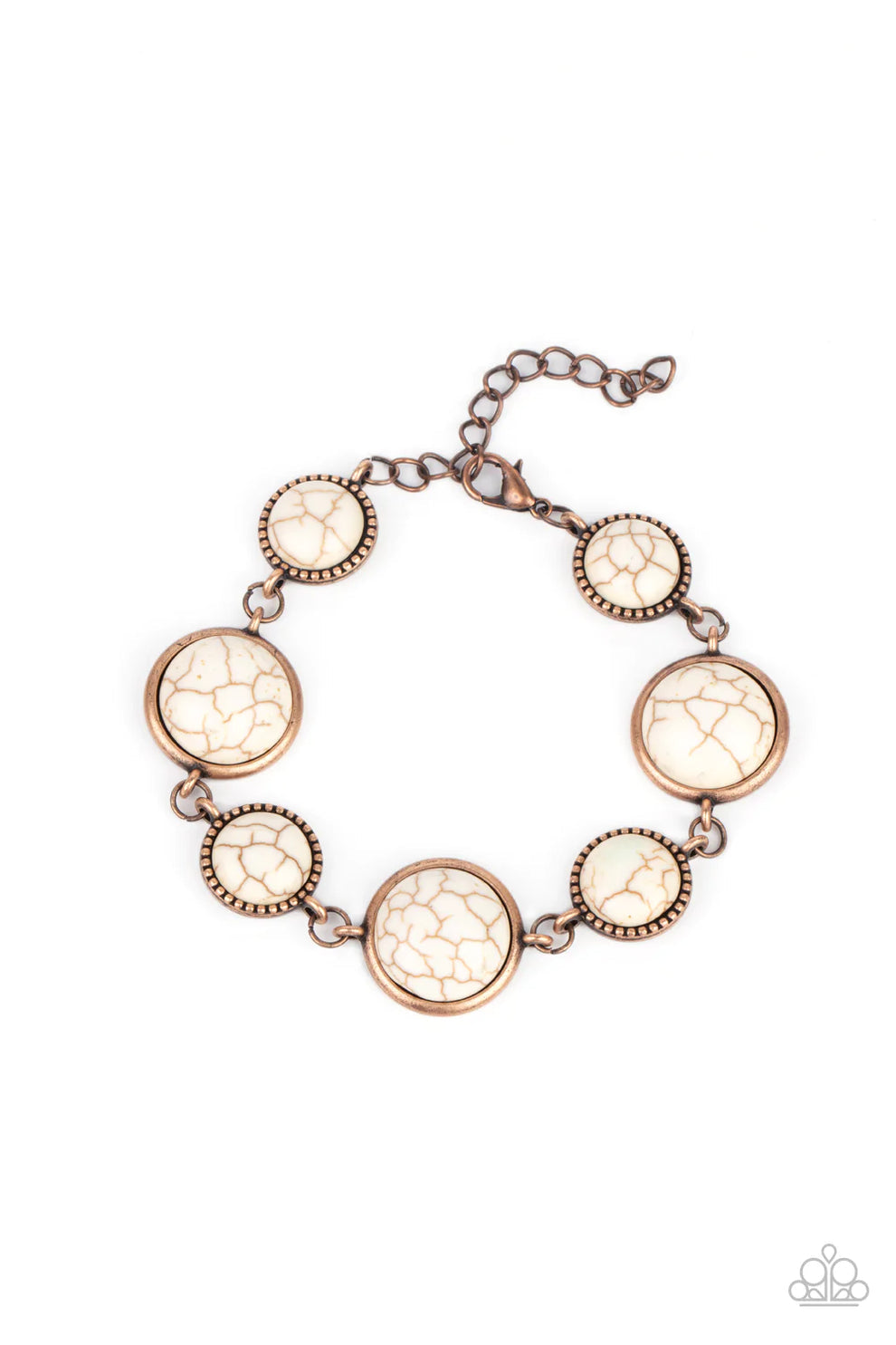 Turn Up The Terra- Copper Stone Bracelet- Paparazzi Accessories