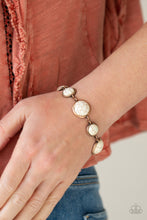 Load image into Gallery viewer, Turn Up The Terra- Copper Stone Bracelet- Paparazzi Accessories
