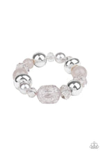 Load image into Gallery viewer, Ice Ice-Breaker - Silver Bracelet- Paparazzi Accessories
