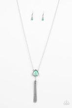 Load image into Gallery viewer, The Glow Show- Green Necklace- Paparazzi Accessories
