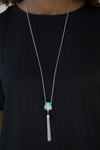 Load image into Gallery viewer, The Glow Show- Green Necklace- Paparazzi Accessories
