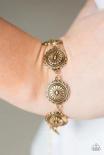 Load image into Gallery viewer, Prairie Posh- Gold Bracelet- Paparazzi Accessories
