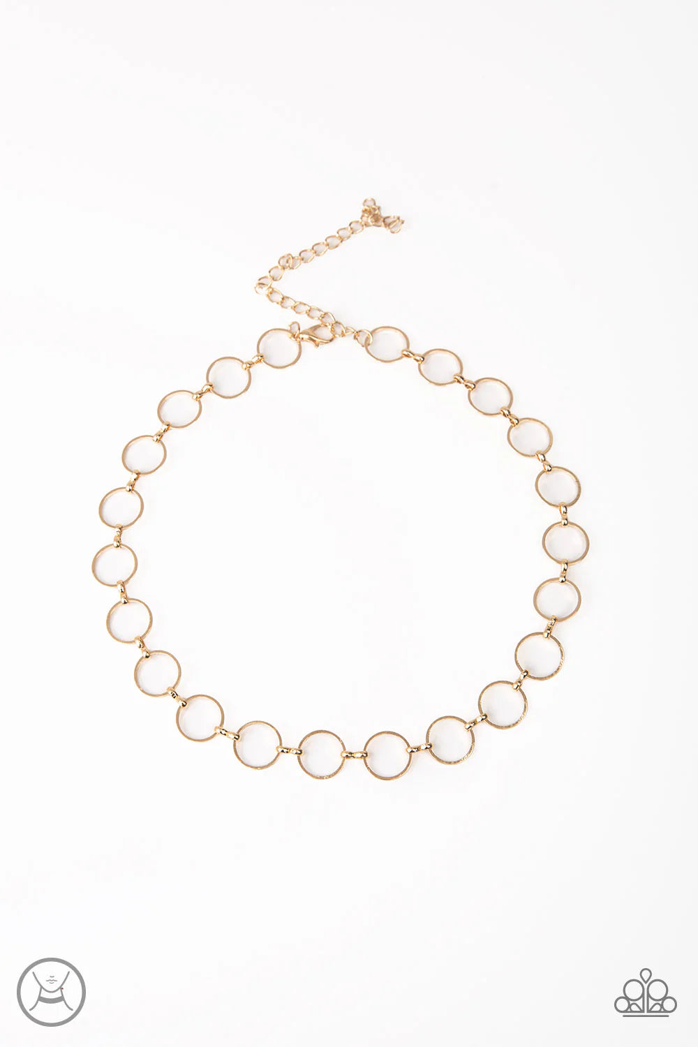 Metro Spunk- Gold Choker Necklace- Paparazzi Accessories