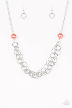 Load image into Gallery viewer, Daring Diva- Orange Necklace- Paparazzi Accessories
