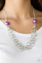 Load image into Gallery viewer, Daring Diva- Purple Necklace- Paparazzi Accessories
